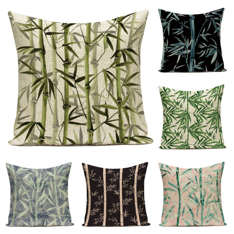 tropical-bamboo-pillow-cover